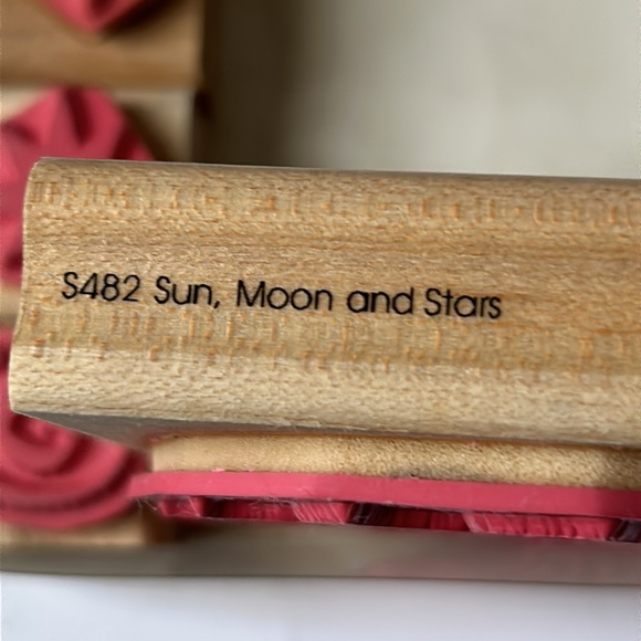 Sun, moon and stars S482 stamp set - Picture 8 of 8